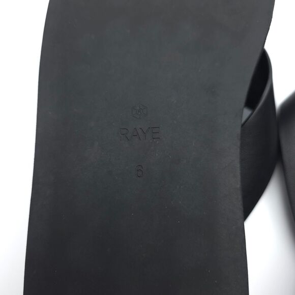 NEW RAYE Chris Sandal Leather Thong Clean Girl Minimal Chunky Platform Y2k 90s - Picture 11 of 11